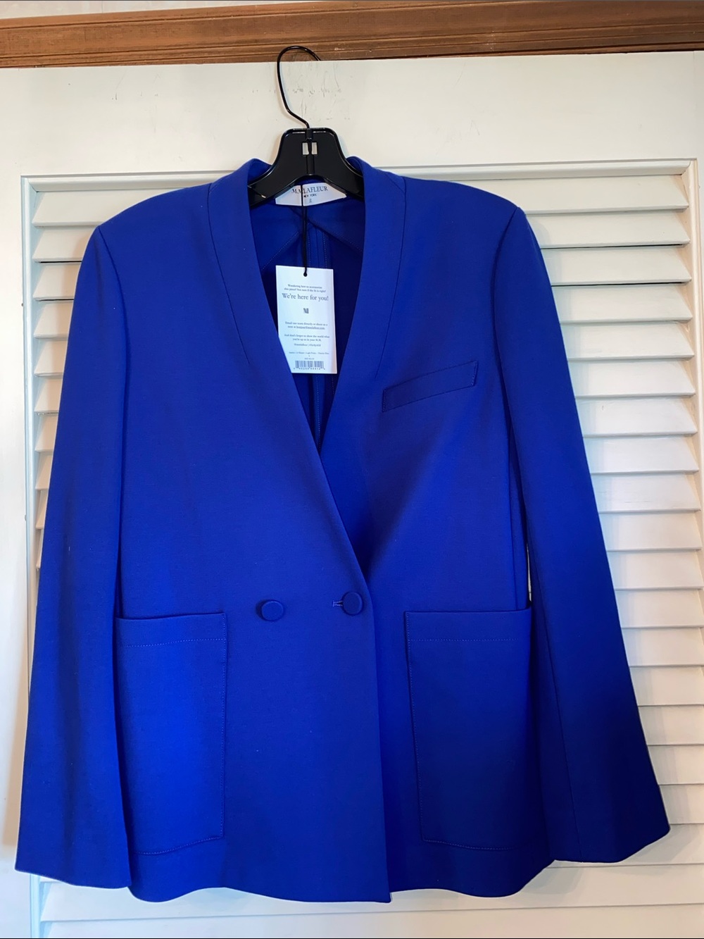 MM Lafleur Janette 1.0 Blazer Light Ponte 0 - Picture 5 of 11